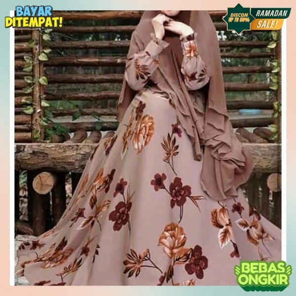 Gamis Wanita Terbaru 2023 Viral Games Dewasa 2024 Setelan Ghamis Lebaran Set Gamiis Long Tunik Kekin