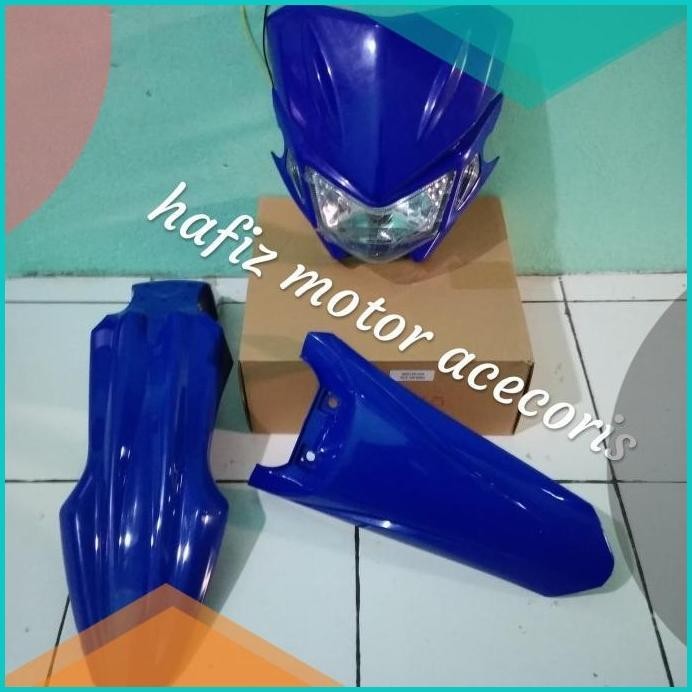 SPAKBOR DEPAN KLX 150 BF SLEBOR BELAKANG KLX BF DTRACKER HEADLAMP KLX