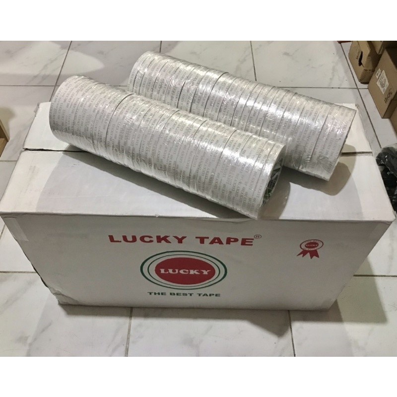 

Double Tape Luy Tape 10 Mm Putih High Quality Per Dus