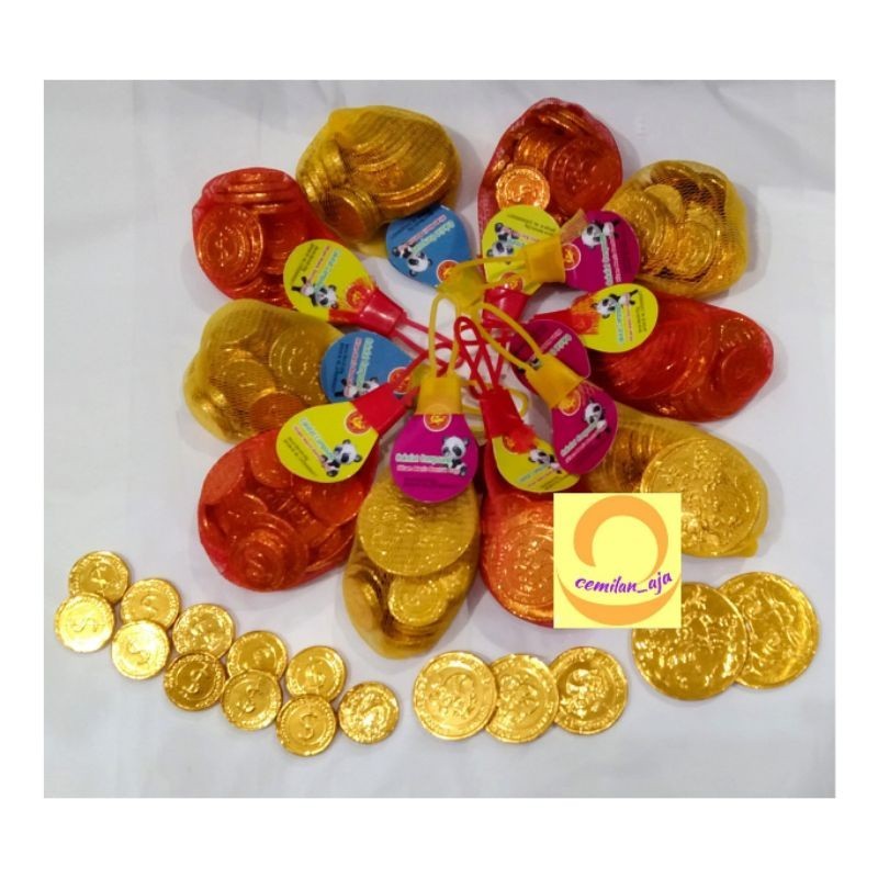 

XQP PERMEN COKLAT COMPOUND BENTUK KOIN CHEN LIANG JI 50 GRAM MAKANAN RINGAN SNACK COIN COKELAT