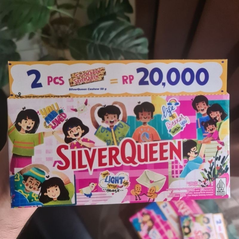 

NR4 COKLAT SILVERQUEEN MEDE EDISI VALENTINE 2 X 58GR TV2