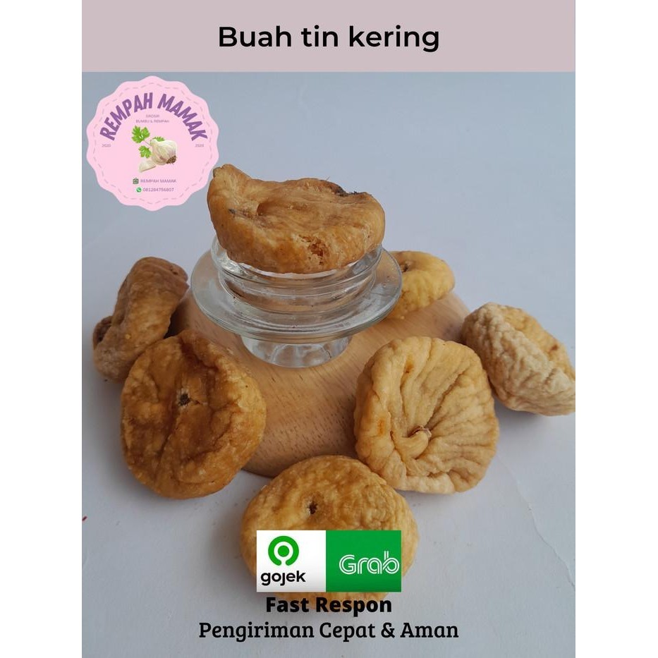 

TERBAIK! BUAH TIN KERING / FIGS / BUAH ARA KERING 250 GRAM