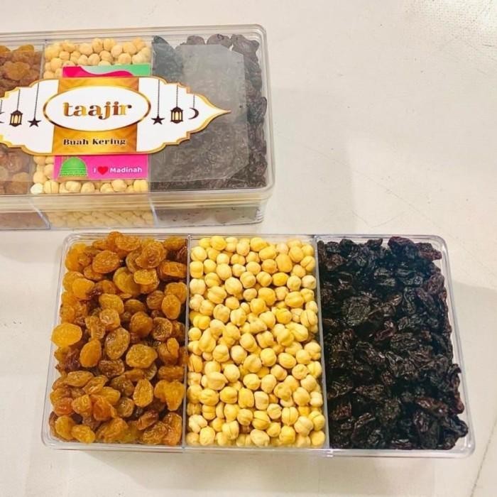

TERBAIK! BUAH KERING SEKAT 3 NO. 4 (KISMIS, KACANG ARAB, KISMIS HITAM)