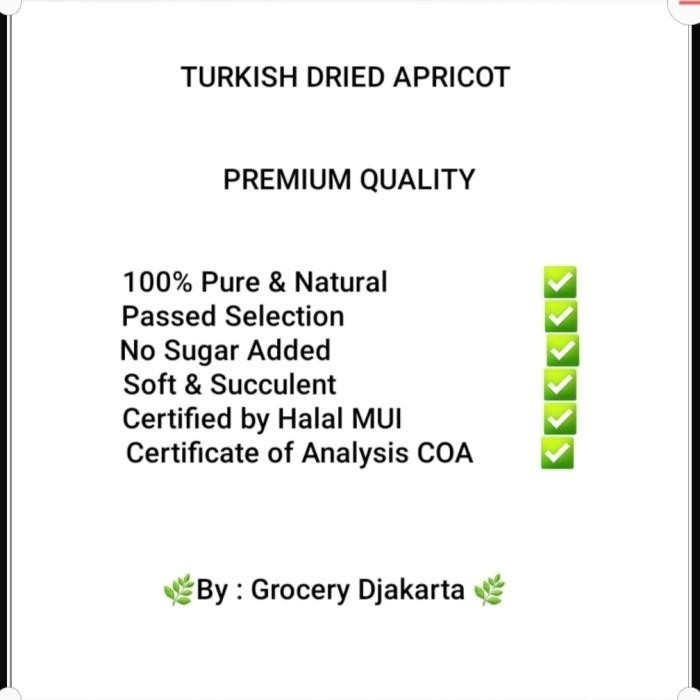 

TERBAIK! USA DRIED APRICOT 1KG / BUAH APRICOT KERING 1KG