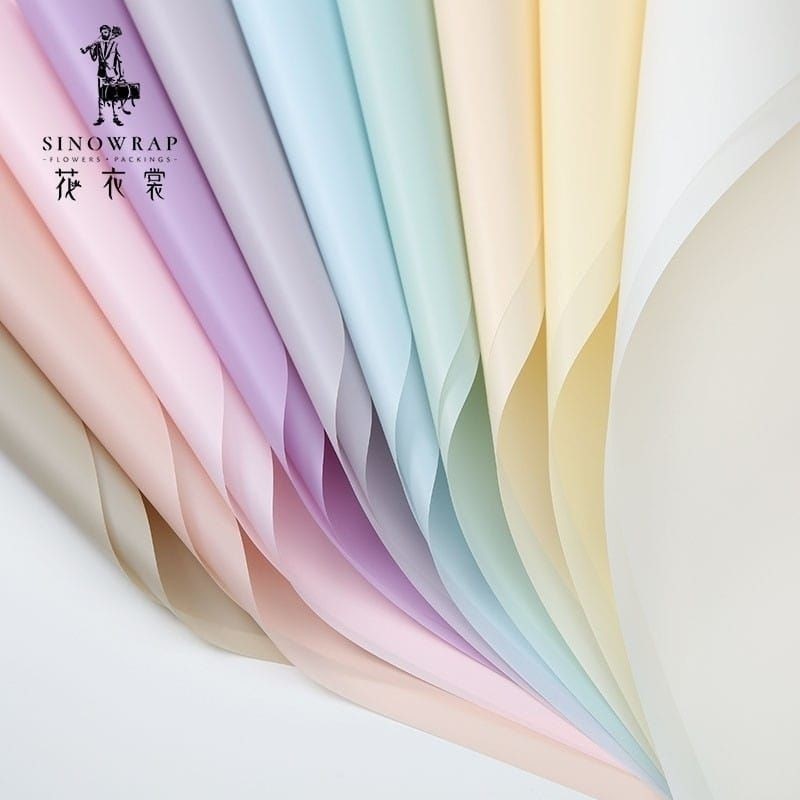 

1 Pa Kertas Buket Cellophane Polos Doff