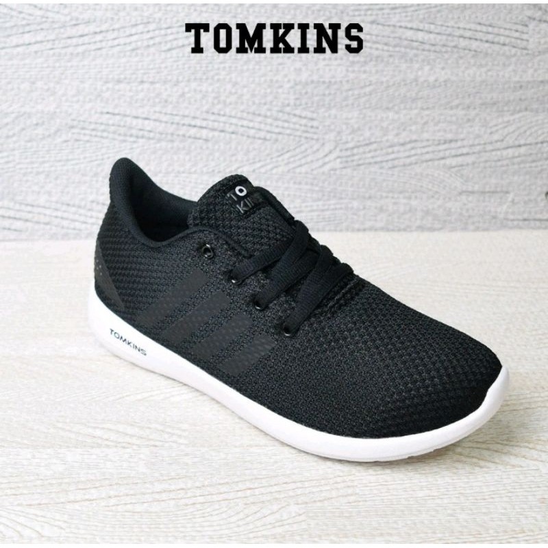 Sepatu Tomkins NECROPOLIS ONE hitam putih untuk pria