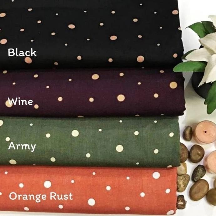 BAJU GAMIS COUPLE IBU DAN ANAK PEREMPUAN BAHAN KATUN RAYON POLKADOT