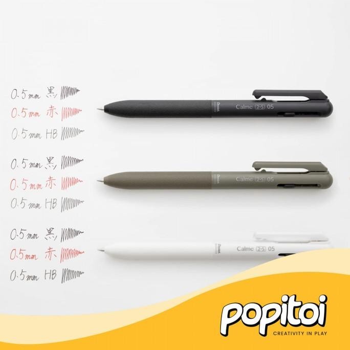 

Update Pentel Calme 2S Multi Pen 0.5 0.7 mm Pencil Pulpen Ballpoint - 0.7 mm, KHAKI NOBLISTER ..