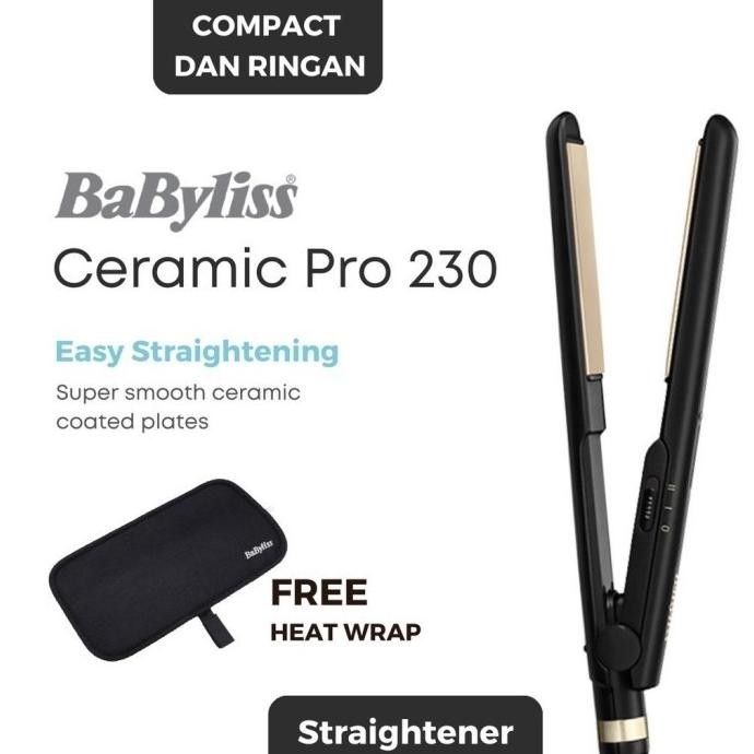 New Babyliss Ceramic Straightener Pro 230 - 2089U