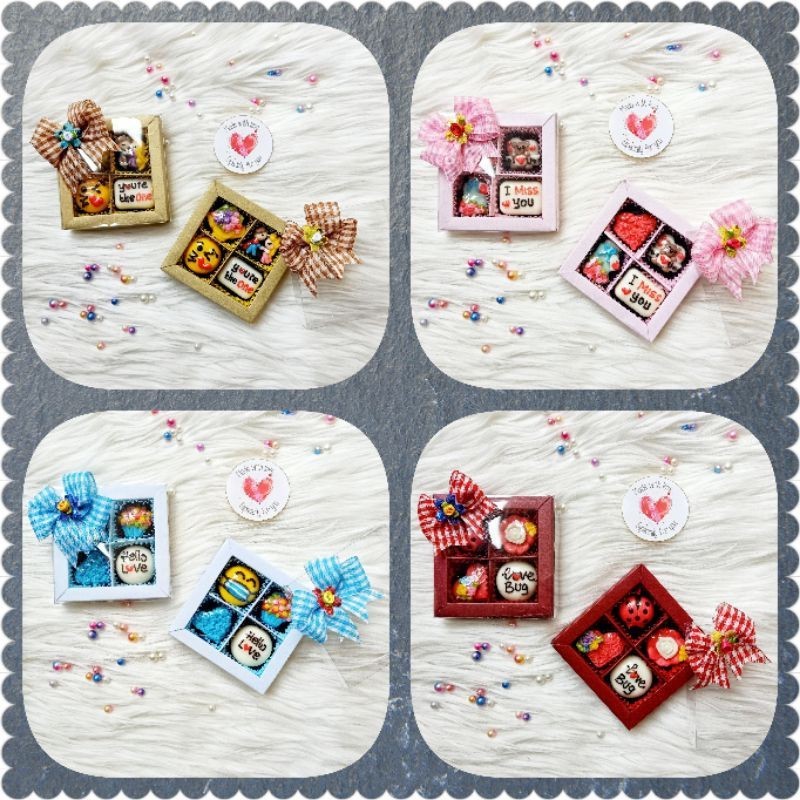 

HF5 (MIN ORDER 2 PCS)KADO COKLAT VALENTINE ISI 4 UNTUK HADIAH PACAR SAHABAT VALDAY M1P