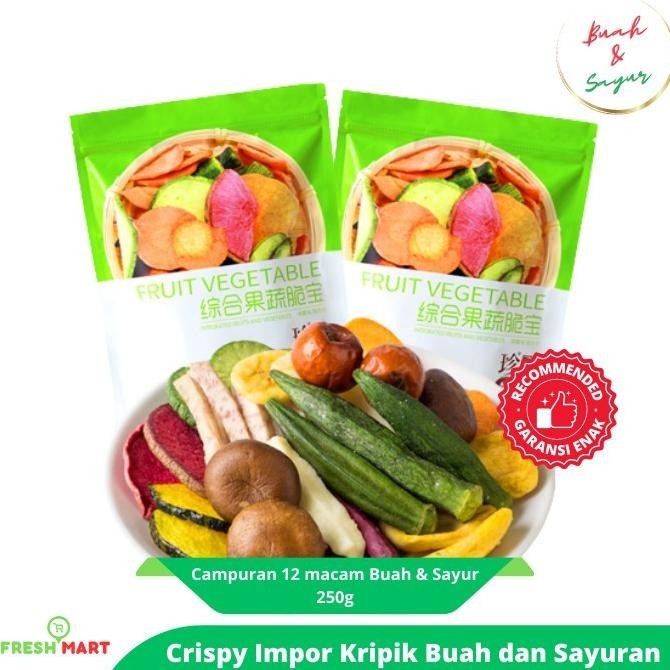 

Terbaik Cemilan Snack Import Kripik Buah Sayur Kering Campuran 12Macam (250Gr) Berkualitas