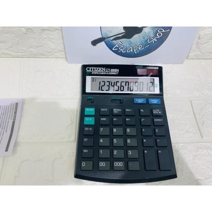 

Kalkulator Citizen Ct 666 N - Calculator Type Ct 666 N