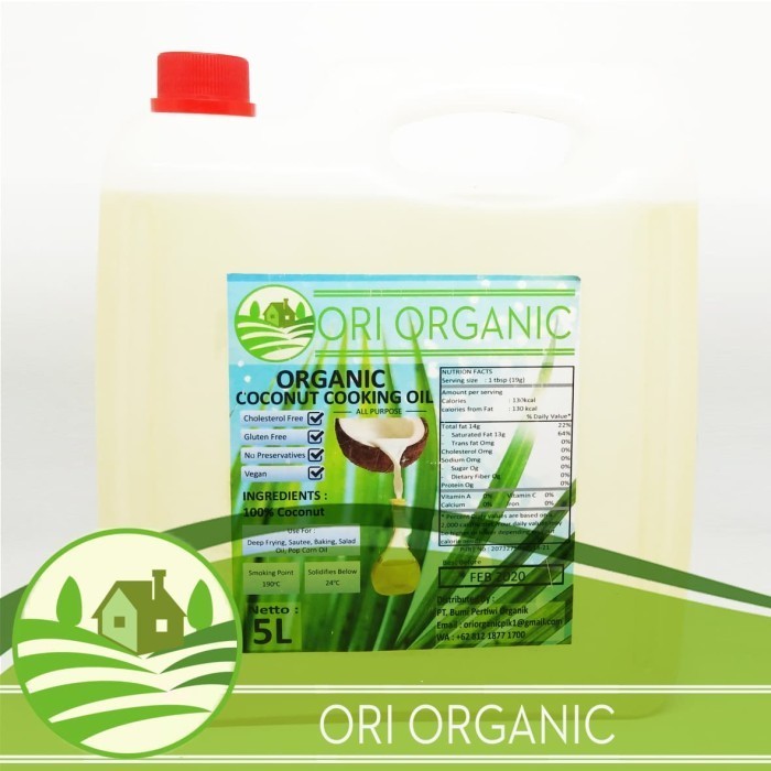 

Oriorganic - Minyak Goreng Kelapa 5L Original Dan Terpercaya