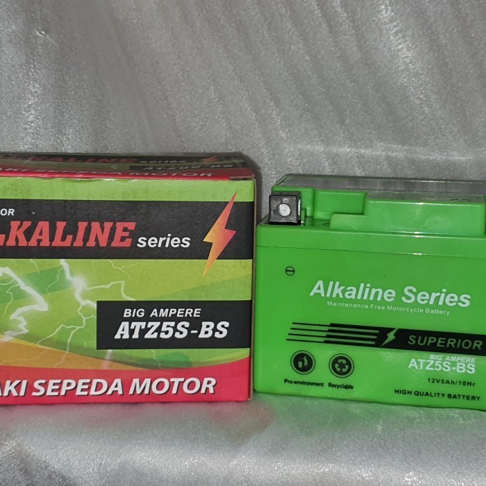 Aki Motor Beat Fi Kering Gtz5S Alkaline Original Dan Terpercaya