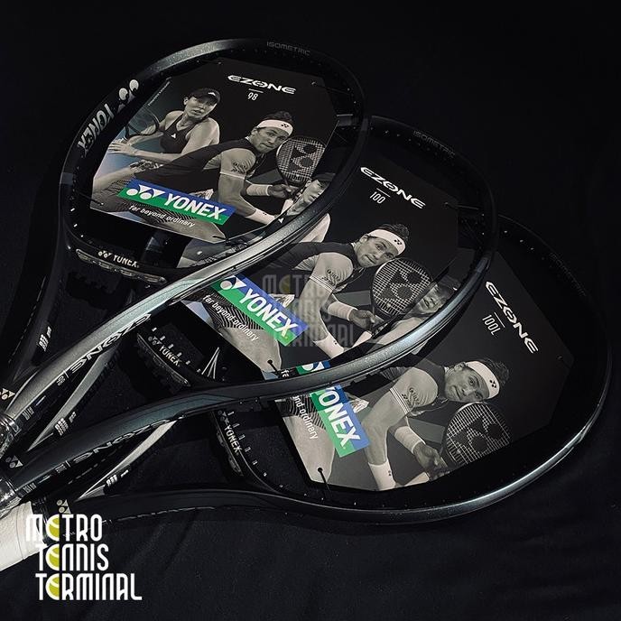 Yonex Ezone Aqua Night Black 98 / 100 / 100 L 2024 ( Raket Tenis ) Terbaru