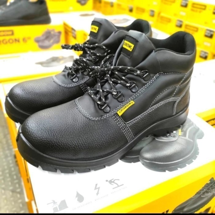 Sepatu Safety Krisbow Argon 6"Inchi/Safety Shoes Argon 6Inchi