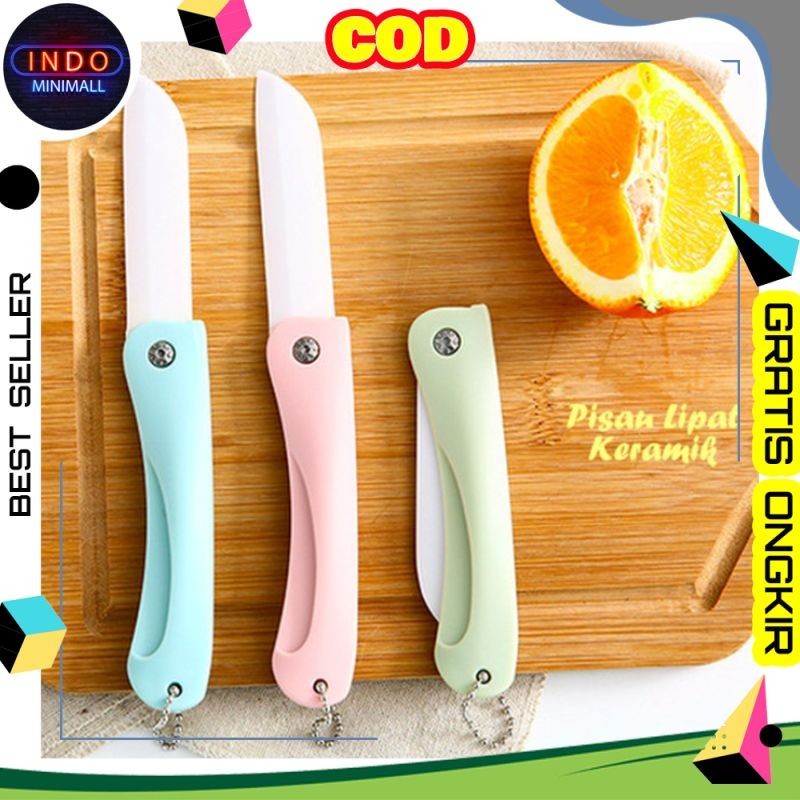 Pisau Lipat Mini - Pisau Dapur Buah Lipat Model Unik Pisau Travel SE66