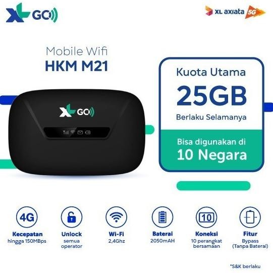BARANG TERLARIS HKM C10 XL Go izi Mifi Modem Wifi 4G All Operator UNLOCK FREE KUOTA