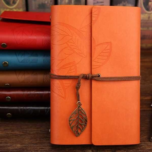 

Toddi Buku Catatan Notebook Binder Loose Leaf Cover Kulit Vintage A7 - TD14