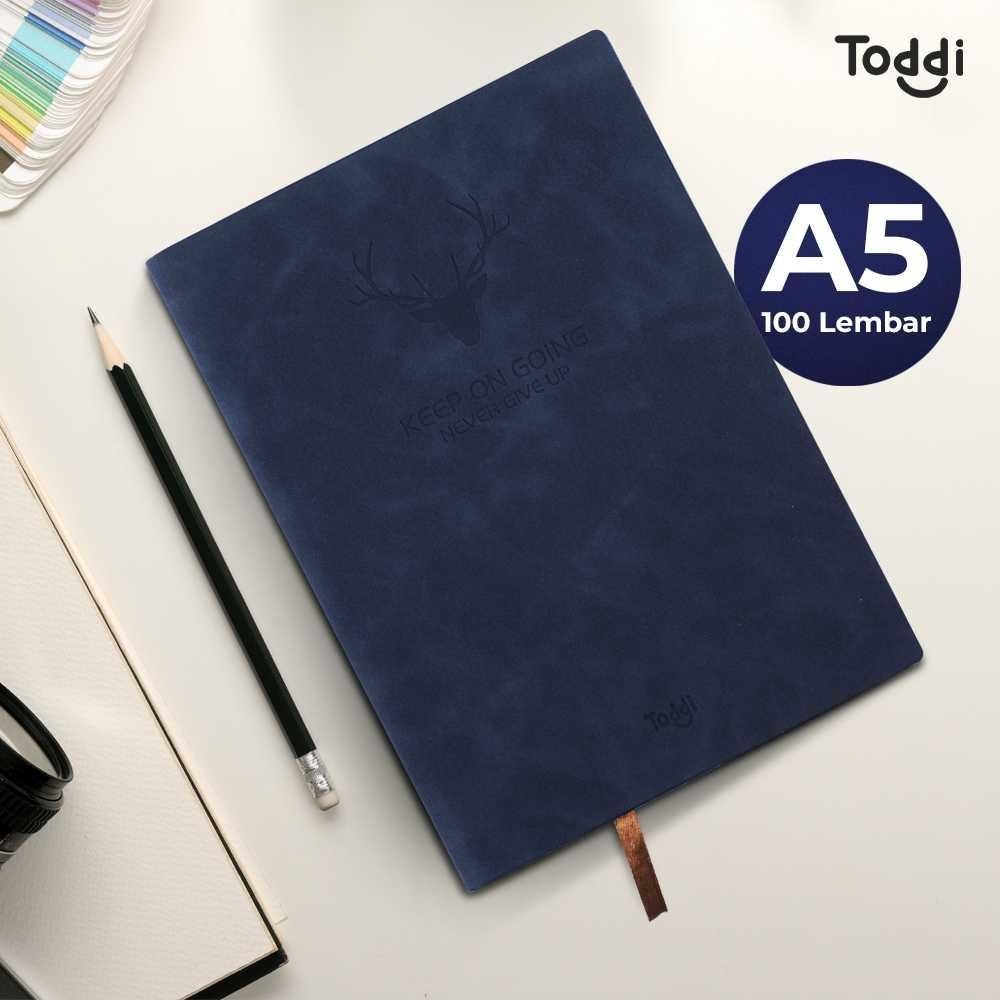 

Toddi Buku Catatan Harian Notebook Diary Cover Kulit 100 Lembar - CW-5026