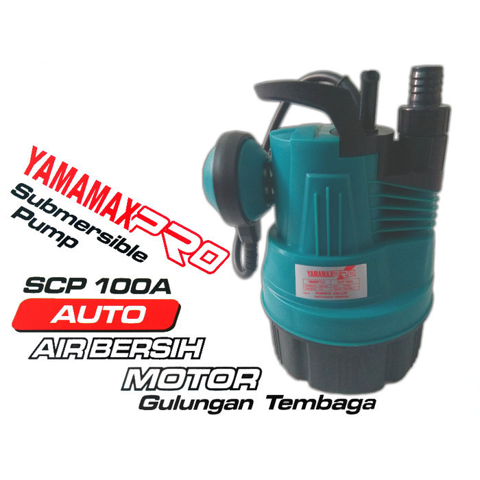 Pompa Celup Otomatis 100 W Kolam Sumur Air Bersih Auto