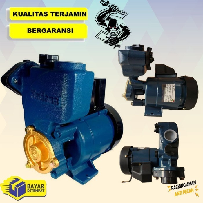 Mesin Pompa Air Nasional Otomatis Gp 125 Pendorong Wasser Sanyo