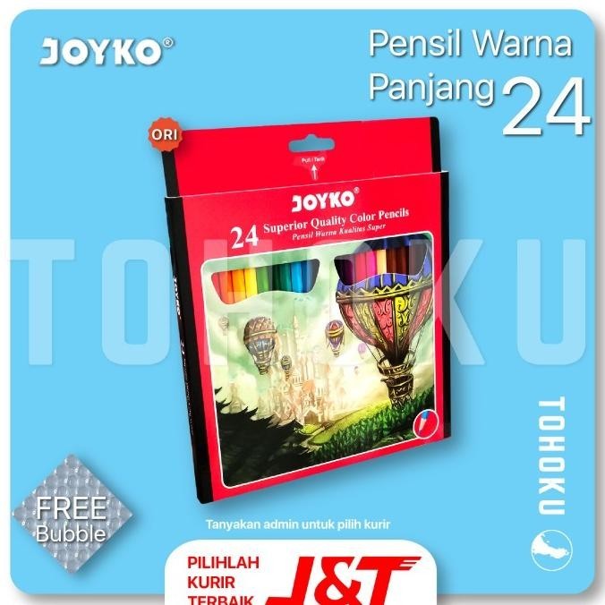 

Terjangkau - Joyko Pensil Warna 24 Panjang - Balon Udara