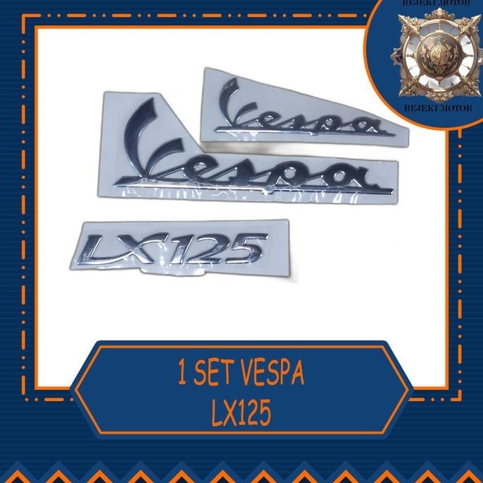 Terbaik EMBLEM VESPA LX 125 LX 150 TIMBUL - VESPA-BESAR .,