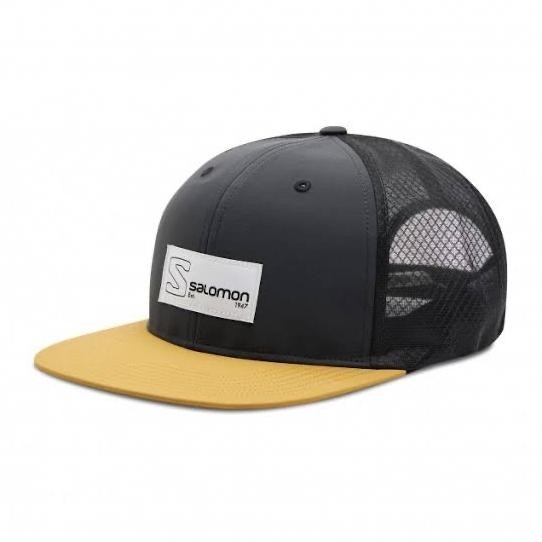 Topi Salomon trucker hat flat cap origininal running hiking trekking P35M