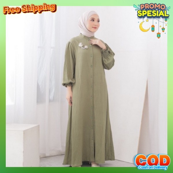 Gmis Syarii Kekinian Cewek Terbaru Baju Gamis Casual Terbaru 2023 Games Wnita Simple Bajugamis Dewas