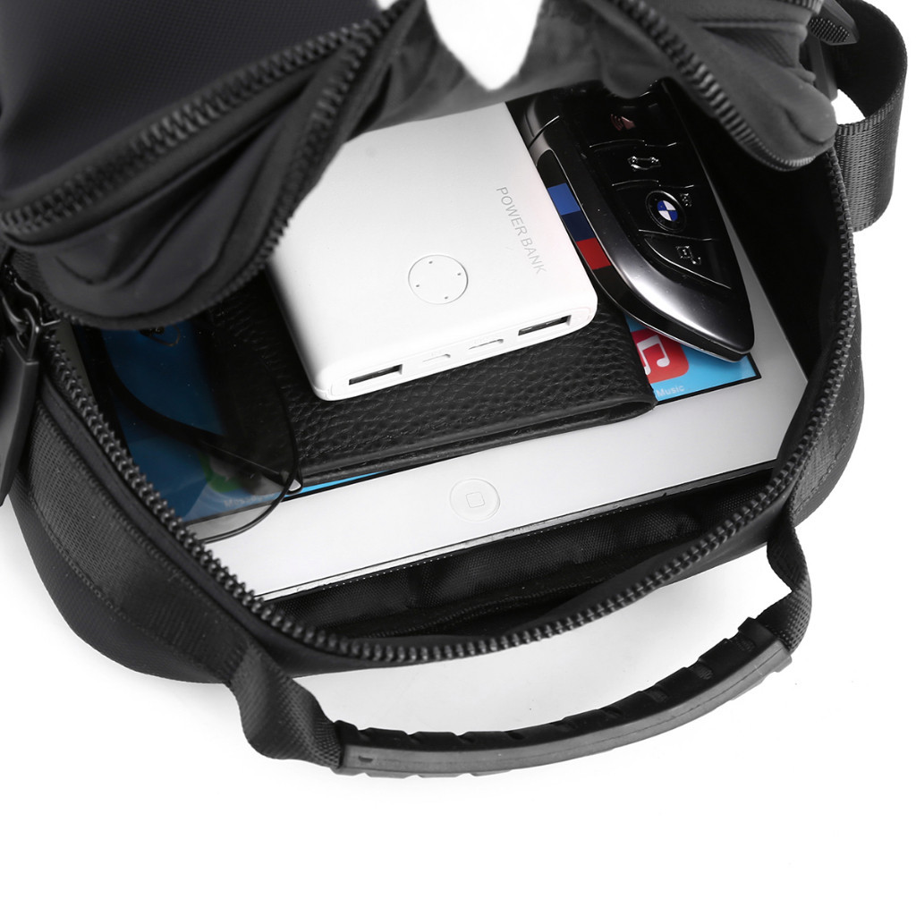 VIRTUS BB-1242 Tas Pria Shoulder Bag Tas Cowok Selempang Multi Kompartemen Design Simple Polos