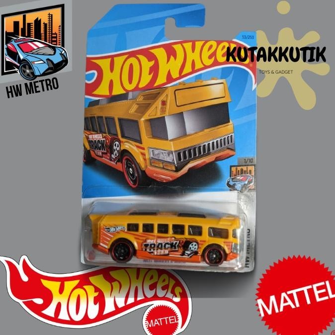 Hot Wheels Bus Sekolah Hotwheels High Kuning Orange HW Metro