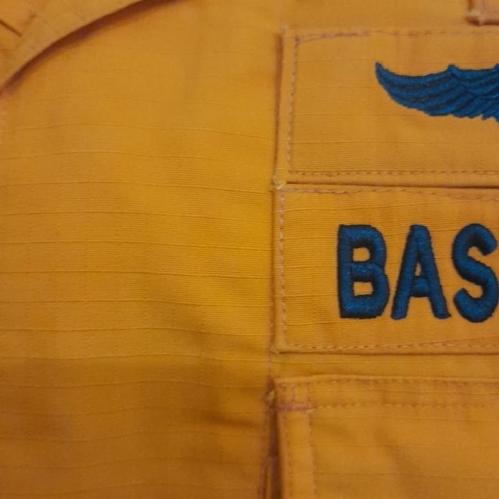 Naenggo Bahan Kain Ripstop Orange Untuk Basarnas Produksi Sritex Full Cotton