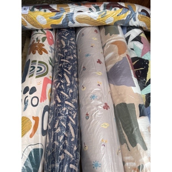 Naenggo Populer Kain Rayon Roll (Bisa Mix Motif) // Rayon Rollan // Rayon