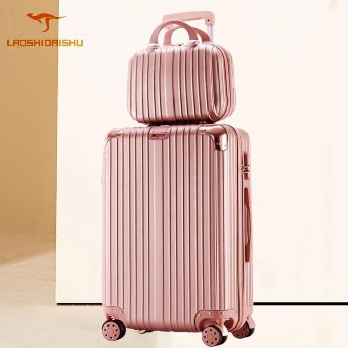 LAOSHIDAISHU A973 Koper 2 in 1 koper 24 inch 22 inch Kabin Bagasi tas