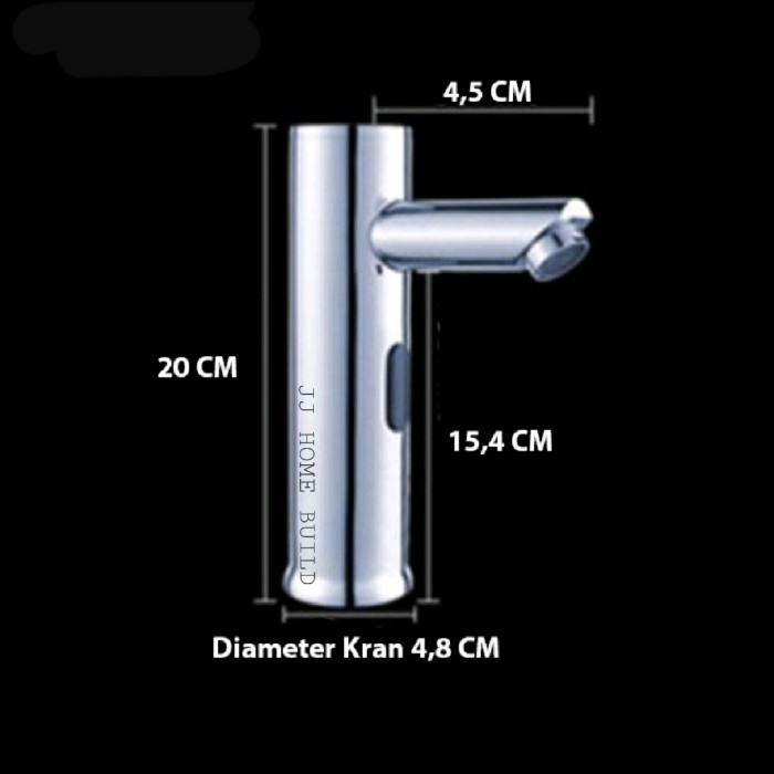 Kran Wastafel Kran SENSOR Kran Otomatis Keran Wastafel Otomatis Kuning