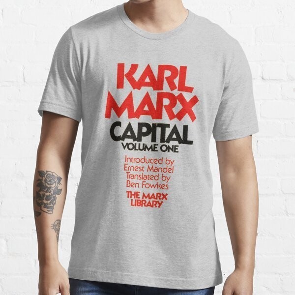 Baju Kaos Capital Karl Marx Book