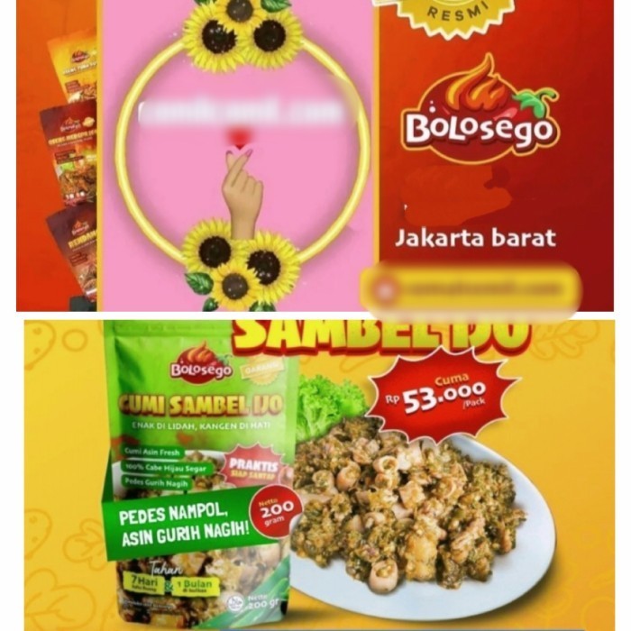 

Bolosego Cumi Sambal Ijo