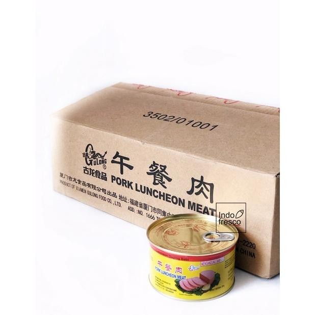 

Gulong Pork Luncheon Meat Canned- Ma Ling Daging Babi Kaleng 397G | Legaza