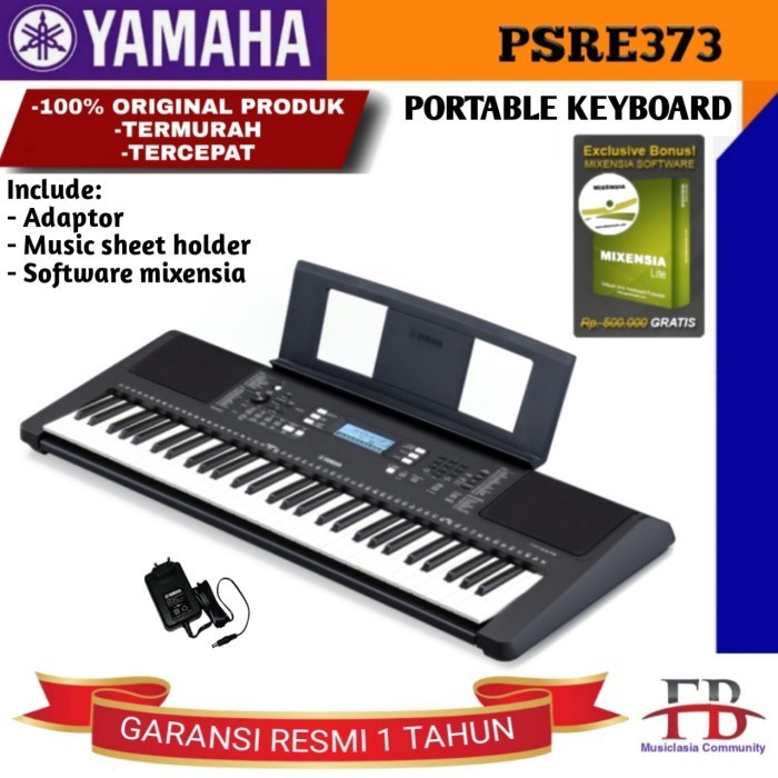 NEW Keyboard Yamaha PSR E373 / E 373 / E-373 / PSRE-373 Garansi Resmi
