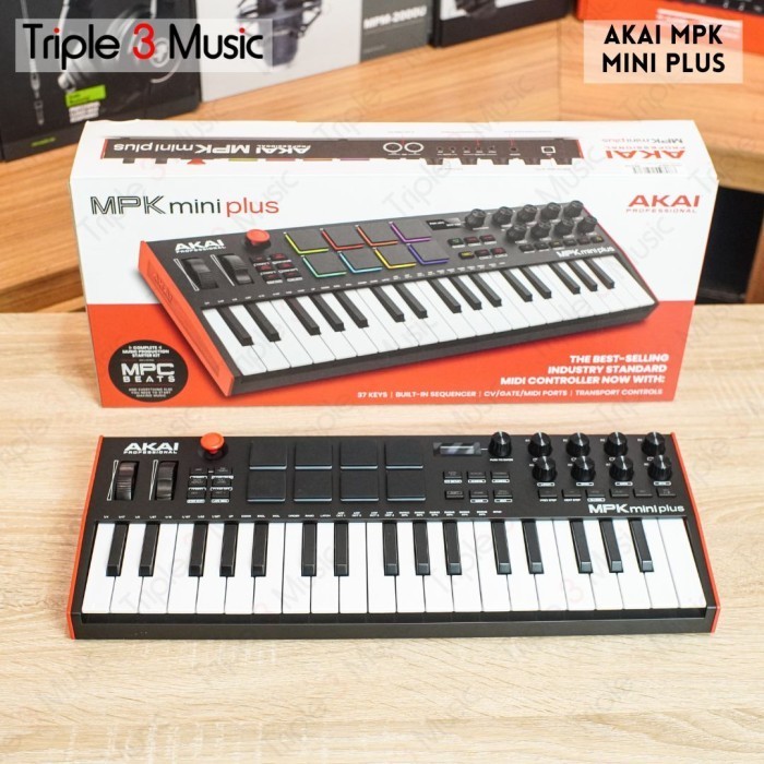 NEW AKAI MPK MINI PLUS 37 keys ORIGINAL Midi Controller