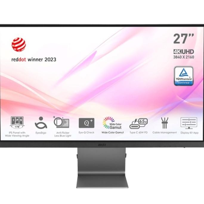 Msi Modern Md271Ul 27 Inch 4K Uhd Ips 60Hz 4Ms Business Produc Monitor Xadotxa