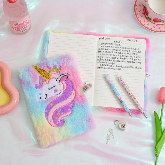 

Kualitas No1 Buku Unicorn Queen Gembok Bentuk Hati Diary Notebook Kado Ultah Cewek
