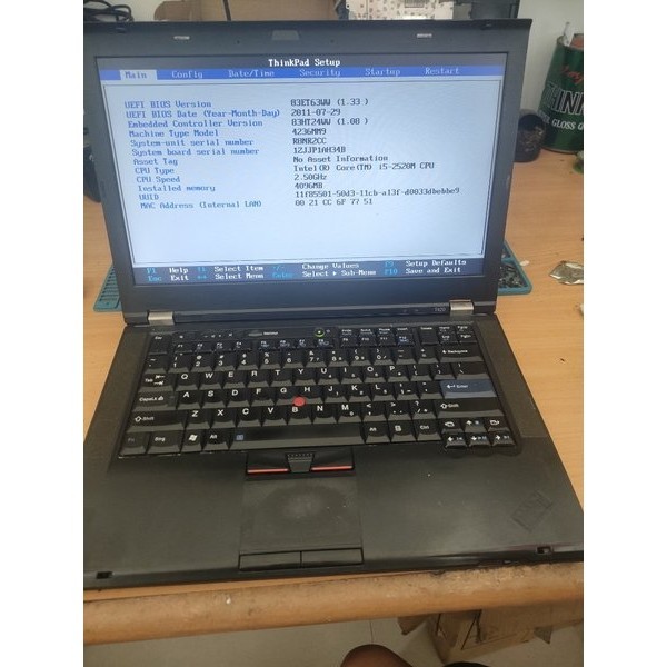 [NBR] ready laptop exs kantor merk Lenovo thinkpad T420 core i5 gen 2 ada minus bc diskripsi ya