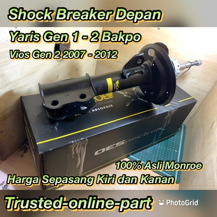Shock Breaker Yaris Vios Depan 100% Asli Monroe