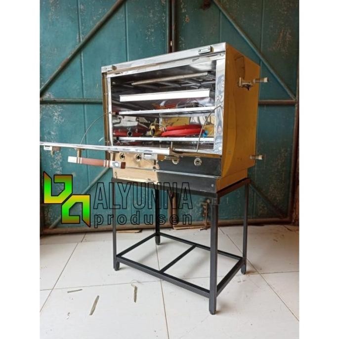 Oven Gas Bahan Stainless Ukuran 60X40,Oven Gas Lengkap,Paket Oven Musclelia