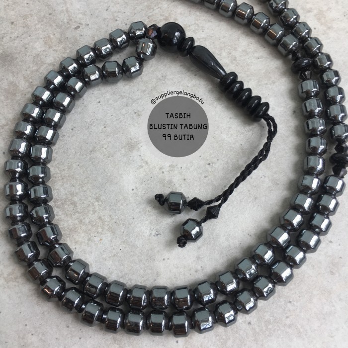 COD Tasbih Batu Kesehatan Blustin Asli Natural 99 Butir TABUNG BIOMAGNETIC