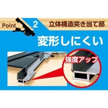 

Shinwa Rules Rounded Neo Guide Ruler Free Angle Neo 73163 1Mtr