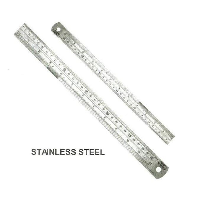 

Penggaris Baja Size 100 Cm - Wipro Steel Ruler 100Cm 1 Meter 1M 1Mtr