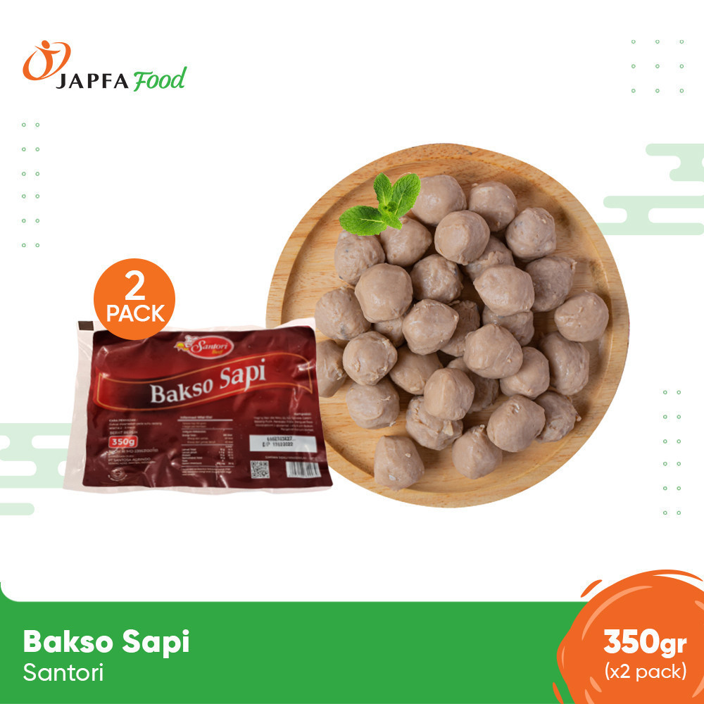 

Santori Bakso Sapi 350gr - Isi 2 pack